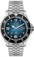 ICE steel - Ocean blue silver - 5 links - 41mm - 3H — Ice-Watch
