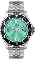 ICE steel - Black turquoise silver - 5 links - 41mm - 3H — Ice-Watch