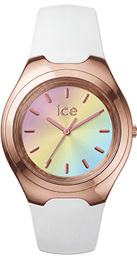 Ice-Watch ICE bubble Blanc sunset arc-en-ciel 36 mm 025953