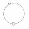 Les Mirettes Bracelet cœur pavé 0,18 ct 920012L2F018