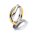 Pandora Essence Bague Anneaux Entrelacés Bicolore 163262C00