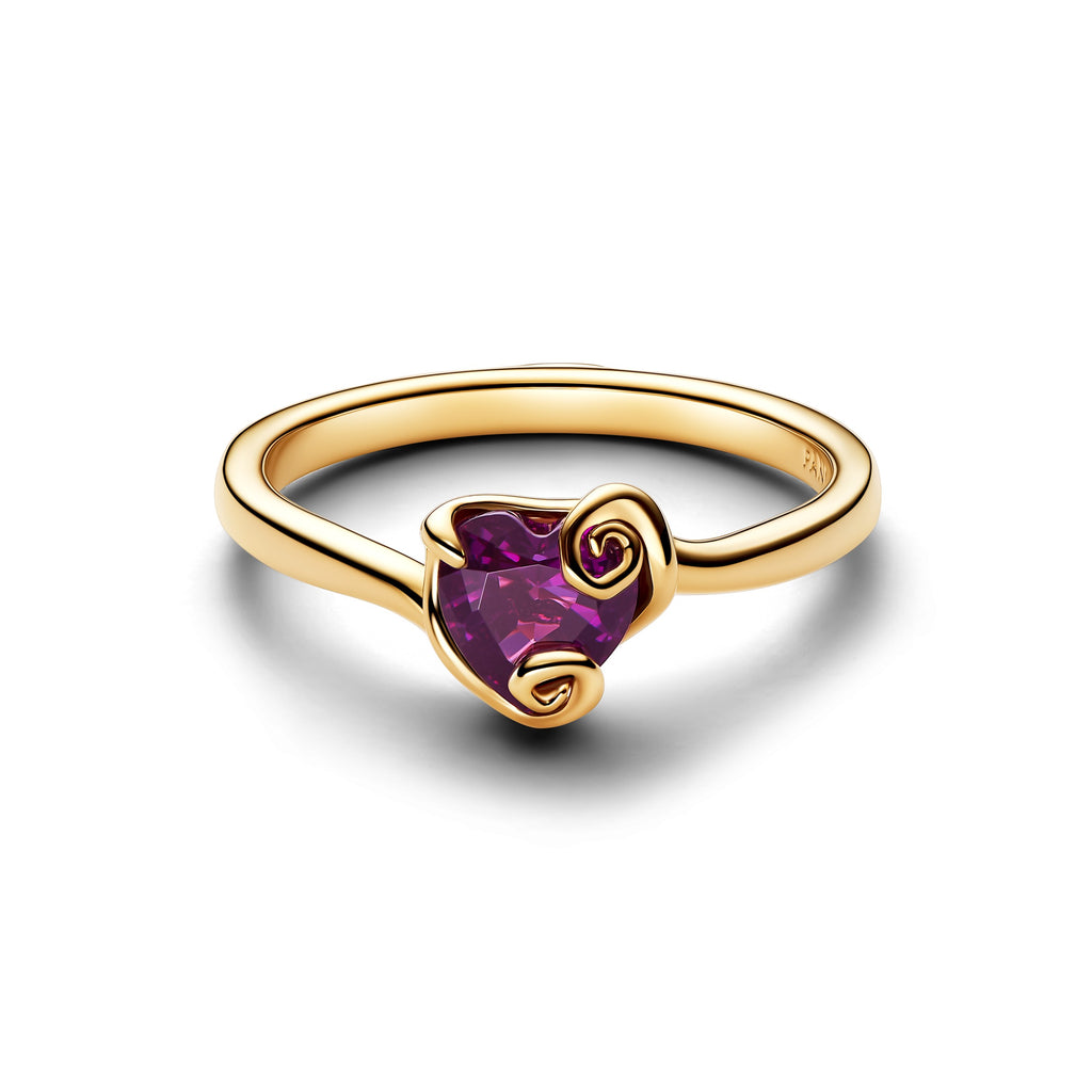 Pandora Collabs Bague Cœur Violet Disney L’Étrange Noël de Monsieur Jack Sally 164734C01