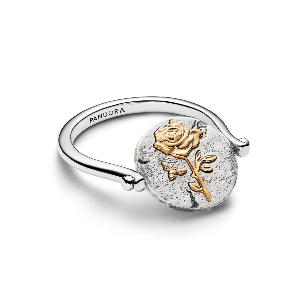 Pandora ME Bague Médaillon Rose Réversible 164811C00