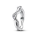 Pandora Timeless Bague Vagues Entrelacées Scintillantes 193098C01