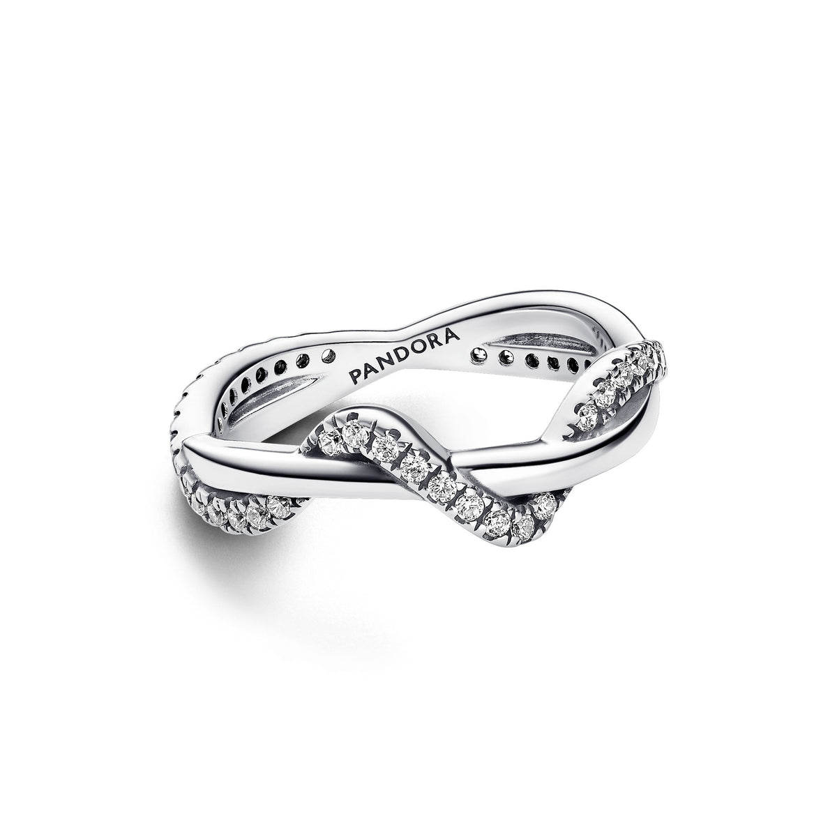 Pandora Timeless Bague Vagues Entrelacées Scintillantes 193098C01