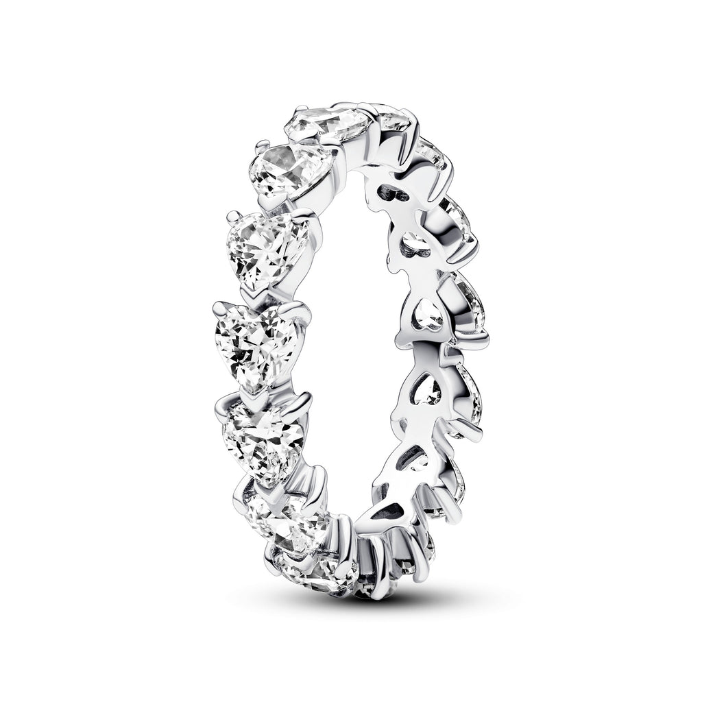 Pandora Timeless Bague Éternité Rangée de Cœurs 193103C01