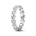 Pandora Timeless Bague Éternité Rangée de Cœurs 193103C01