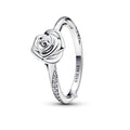 Pandora Moments Bague Rose en Fleur 193215C01