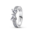 Pandora Timeless Bague Double Rang Nœud Scintillant 193552C01