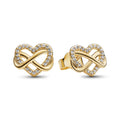 Pandora Moments Clous d'Oreilles Cœur Infini Scintillants 262667C01