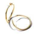 Pandora Essence Créoles Ouvertes de 42 mm de Forme Organique 263299C00
