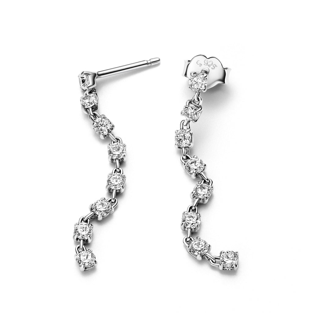 Pandora Timeless Pendants d’Oreilles Huit Pierres Scintillantes 293159C01