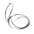 Pandora Essence Créoles Ouvertes de 42 mm de Forme Organique 293299C00