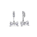 Pandora Timeless Pendants d'Oreilles Nœud Scintillant 293543C01