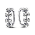 Pandora Timeless Créoles Rangée de Nœuds Scintillante 293545C01