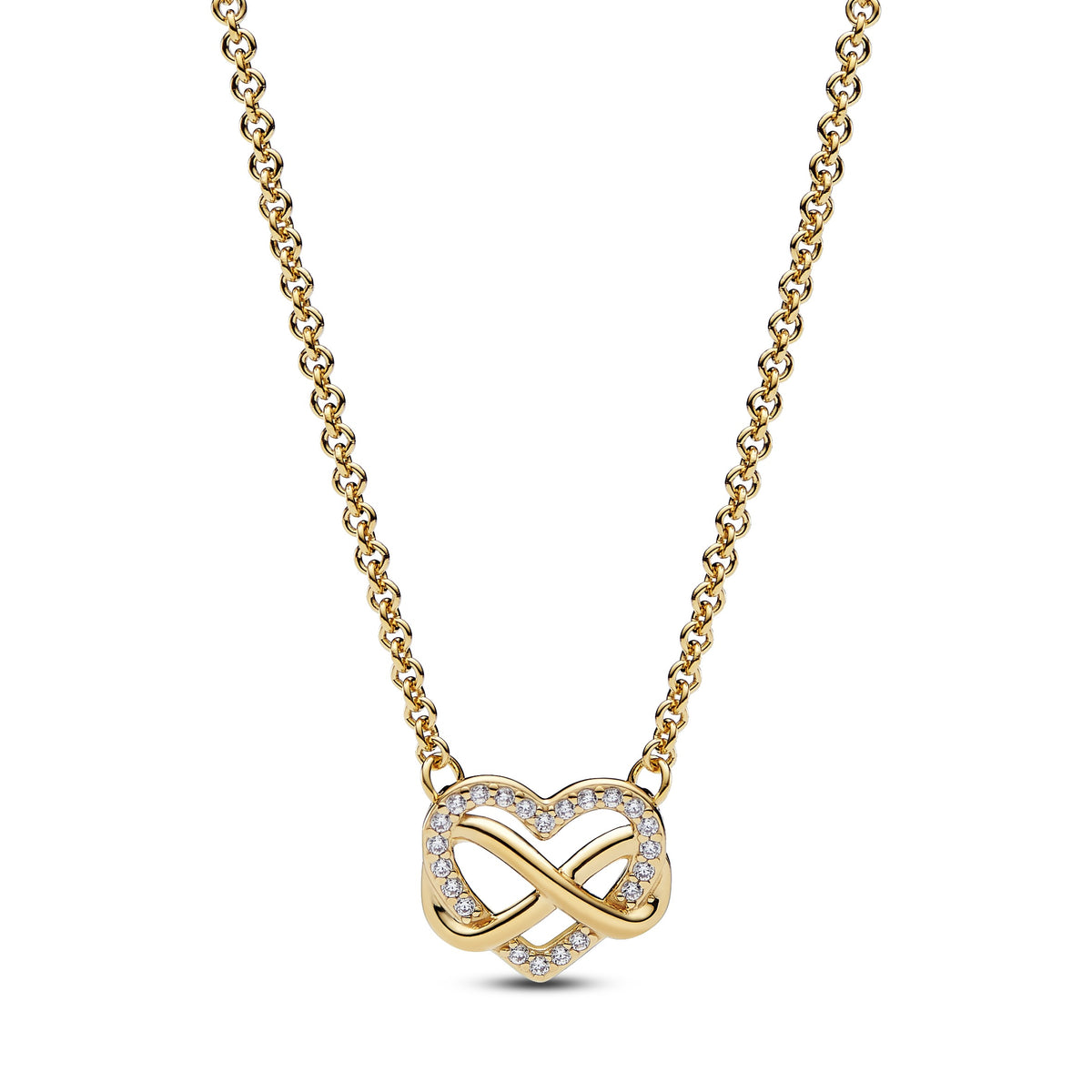 Pandora Moments Collier Cœur Infini Scintillant 362666C01-50