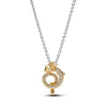 Pandora Moments Collier Année du Dragon Bicolore 363070C01-45