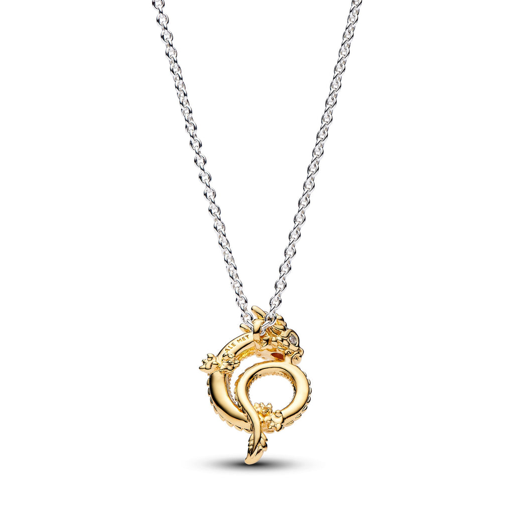 Pandora Moments Collier Année du Dragon Bicolore 363070C01-45
