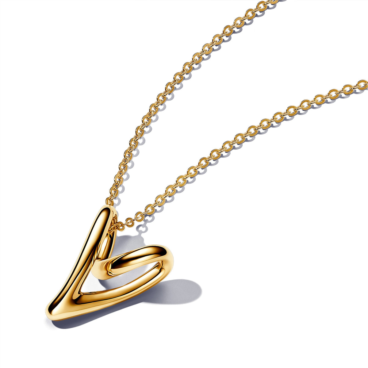 Pandora Essence Collier à Pendentif Cœur de Forme Organique 363272C00-70