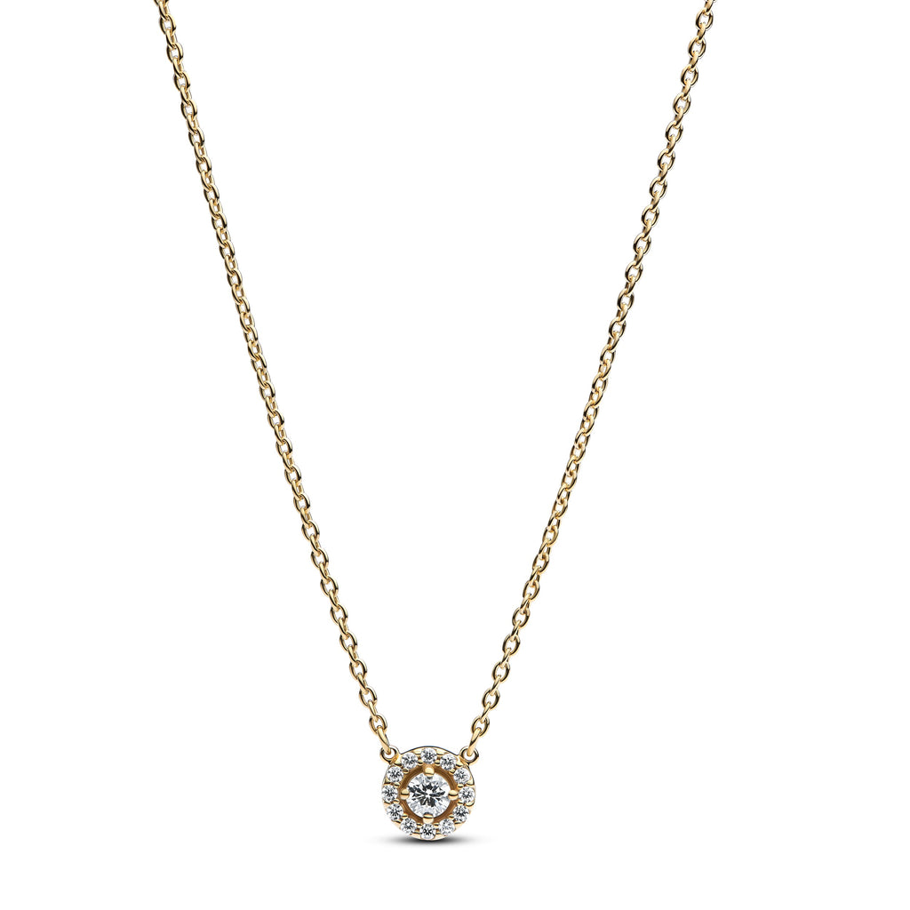 Pandora Timeless Collier à Pendentif Halo Pavé Rond 363548C01-45