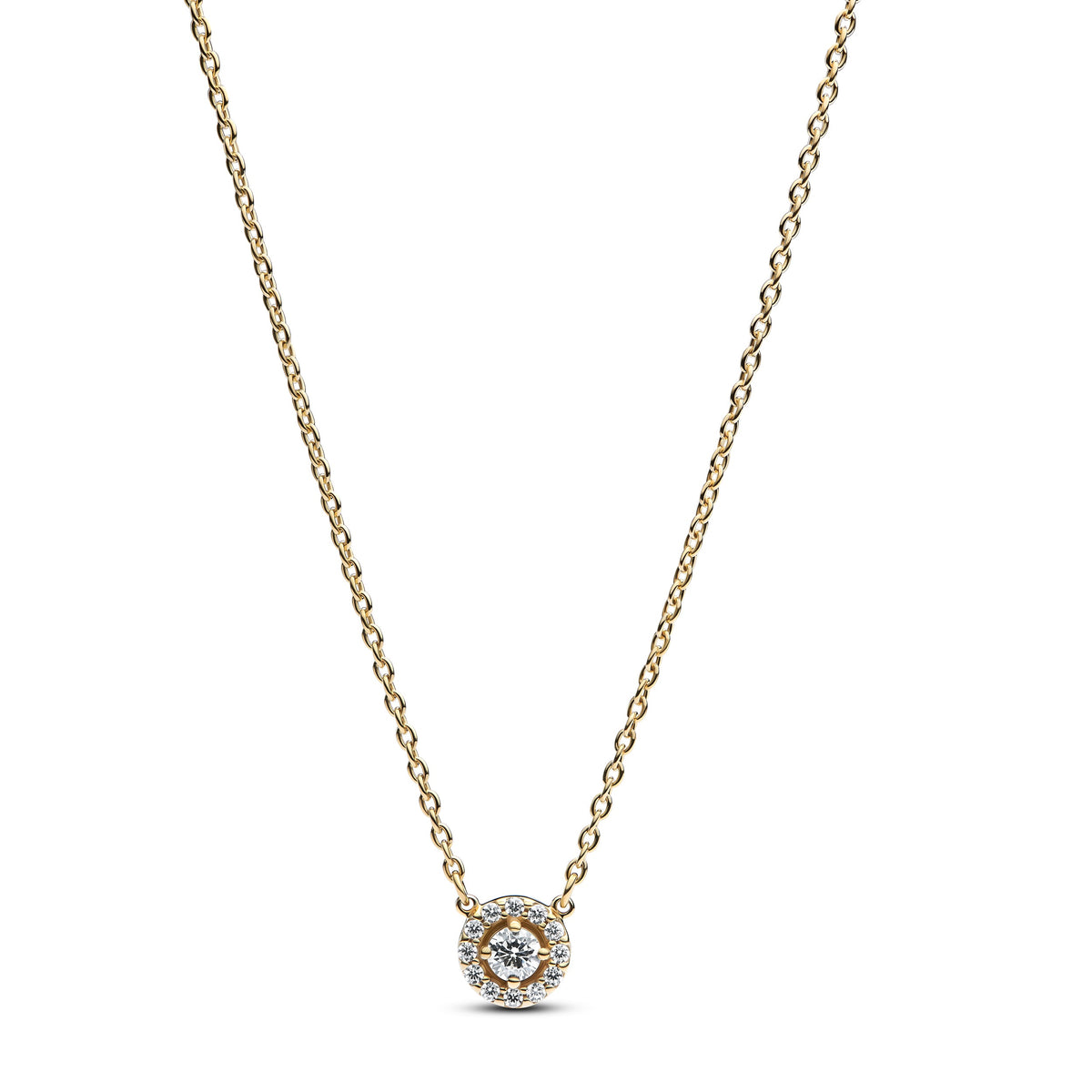Pandora Timeless Collier à Pendentif Halo Pavé Rond 363548C01-45
