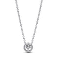 Pandora Timeless Collier Pendentif Halo Rond Scintillant 391174C01-45