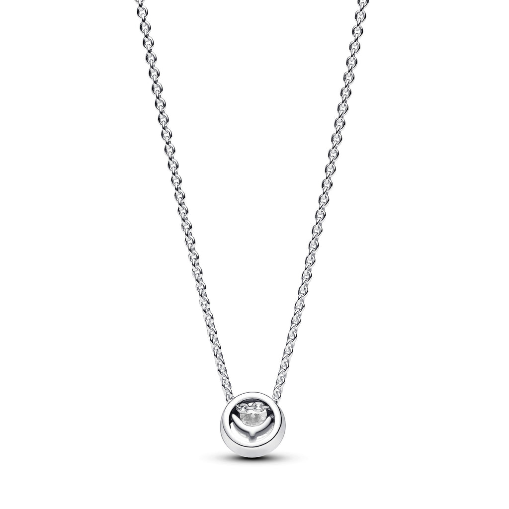 Pandora Timeless Collier Pendentif Halo Rond Scintillant 391174C01-45