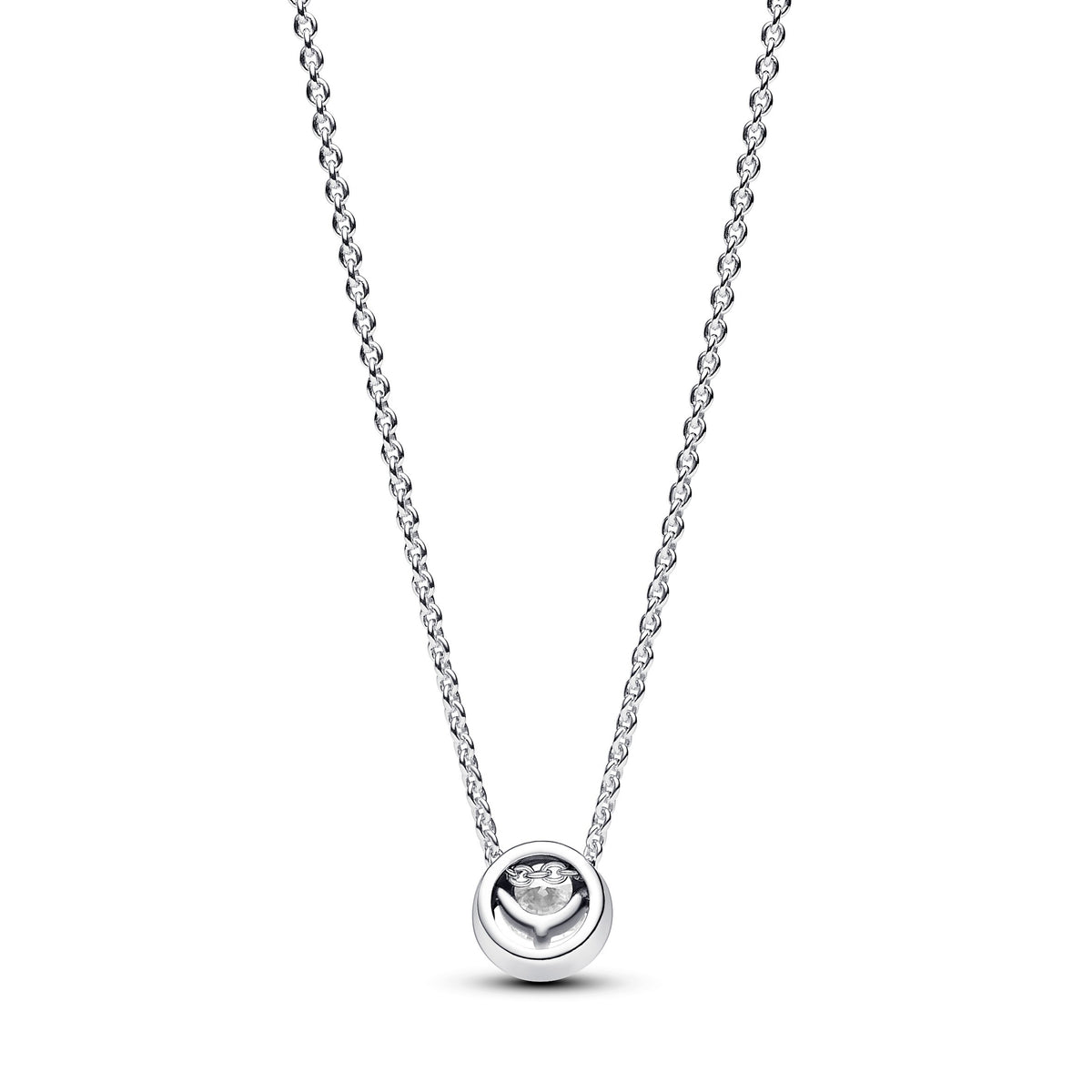 Pandora Timeless Collier Pendentif Halo Rond Scintillant 391174C01-45