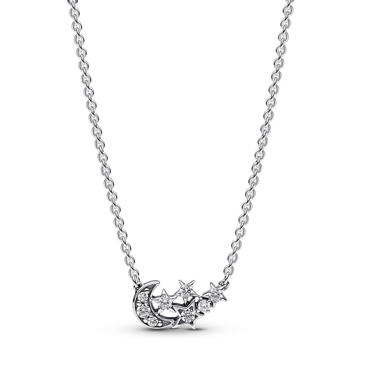 Pandora Moments Collier Lune & Étoile Scintillantes 392991C01-45