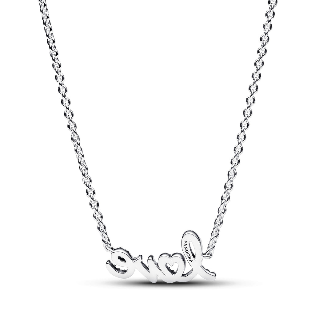 Pandora Moments Collier Amour Manuscrit Étincelant 393076C01-45