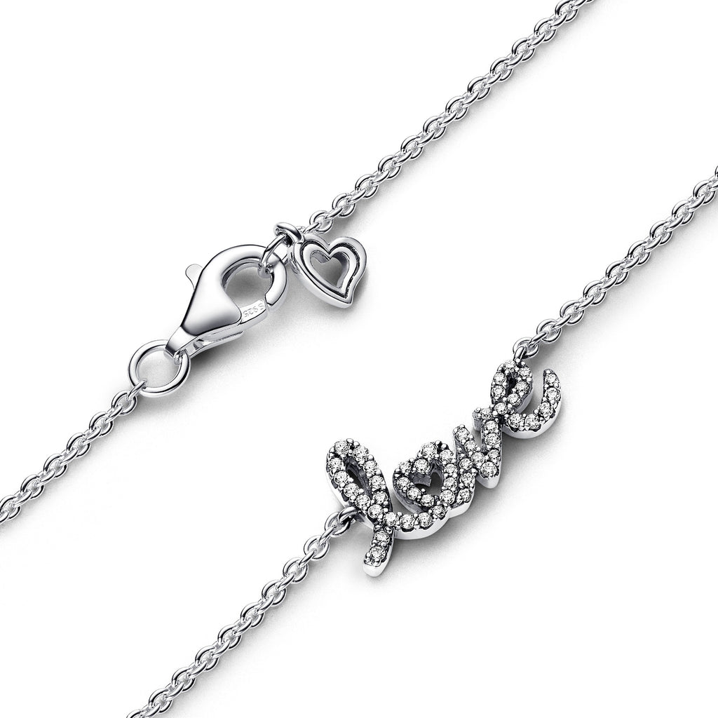 Pandora Moments Collier Amour Manuscrit Étincelant 393076C01-45