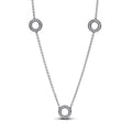 Pandora Signature Collier à Chaîne Cercles Pavé 393162C01-50