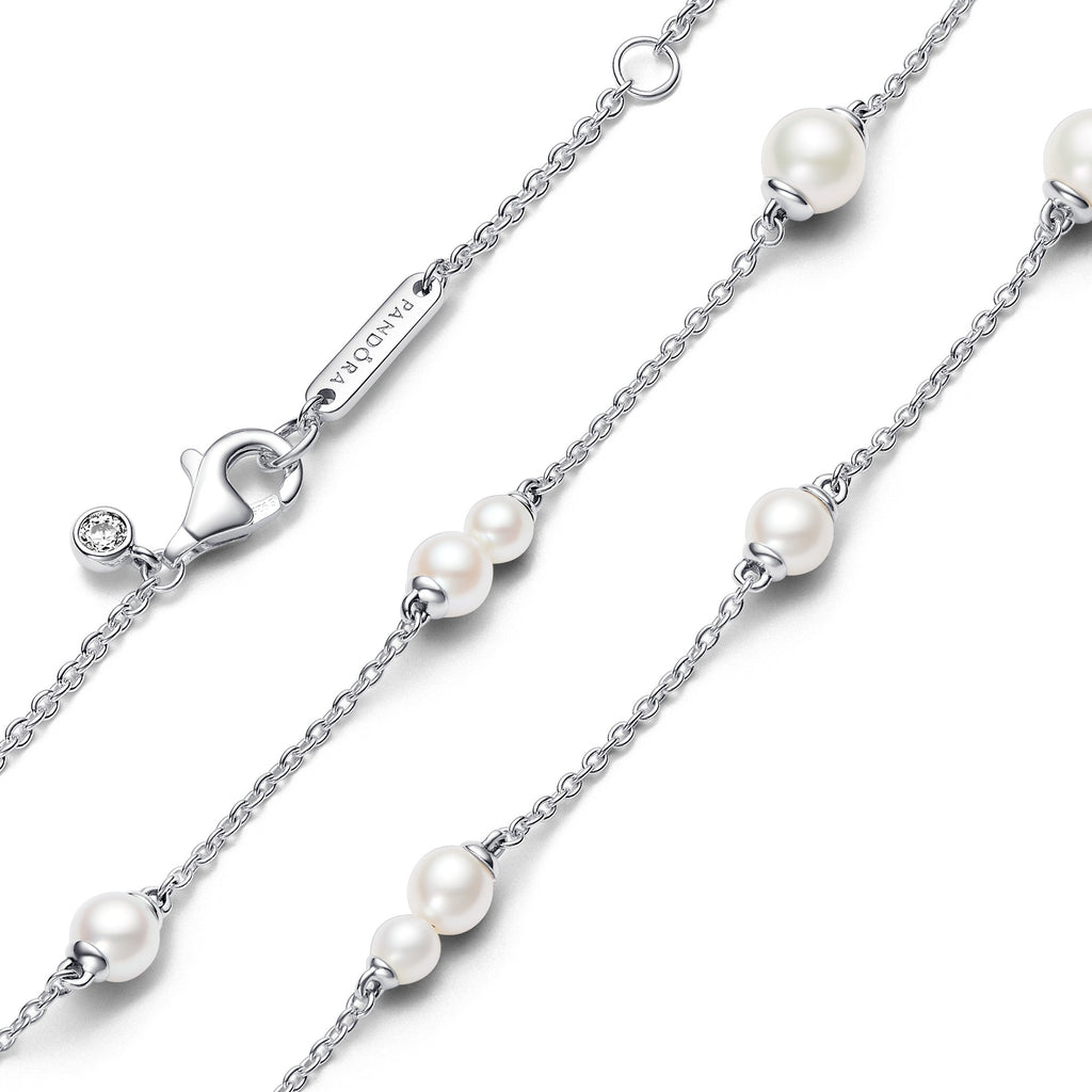 Pandora Timeless Collier Chaîne Station Perle de Culture d'Eau Douce Traitée 393175C01-45