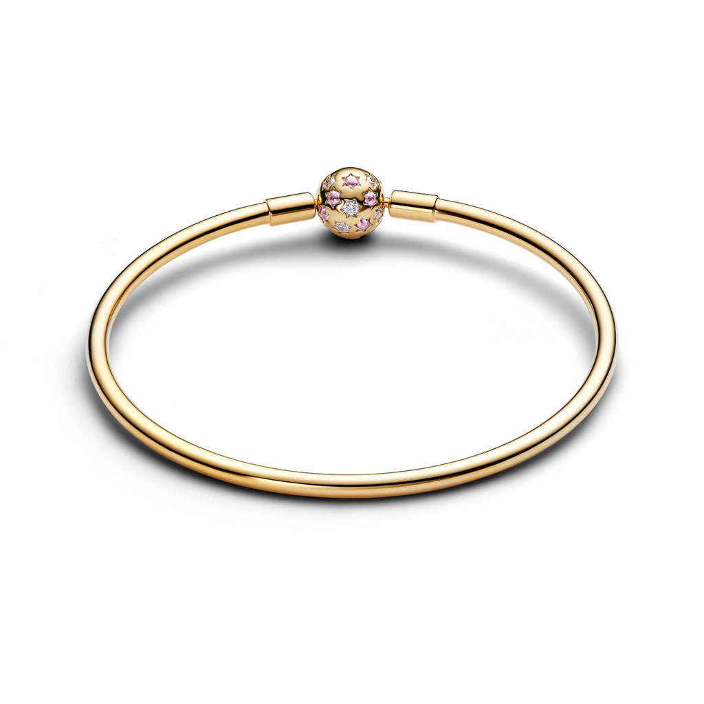 Pandora Moments Bracelet Rigide Fermoir Sphérique Étoile 564639C01