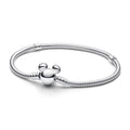 Pandora Disney Bracelet Maille Serpent Fermoir Disney Mickey Moments 593061C00
