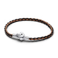 Pandora Disney Bracelet en Cuir Tressé Pandora Moments Disney Le Roi Lion 593361C01