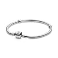 Pandora Moments Bracelet Maille Serpent Fermoir Barillet 594593C00