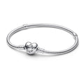 Pandora Moments Bracelet Cœur & Maille Serpent 594594C00