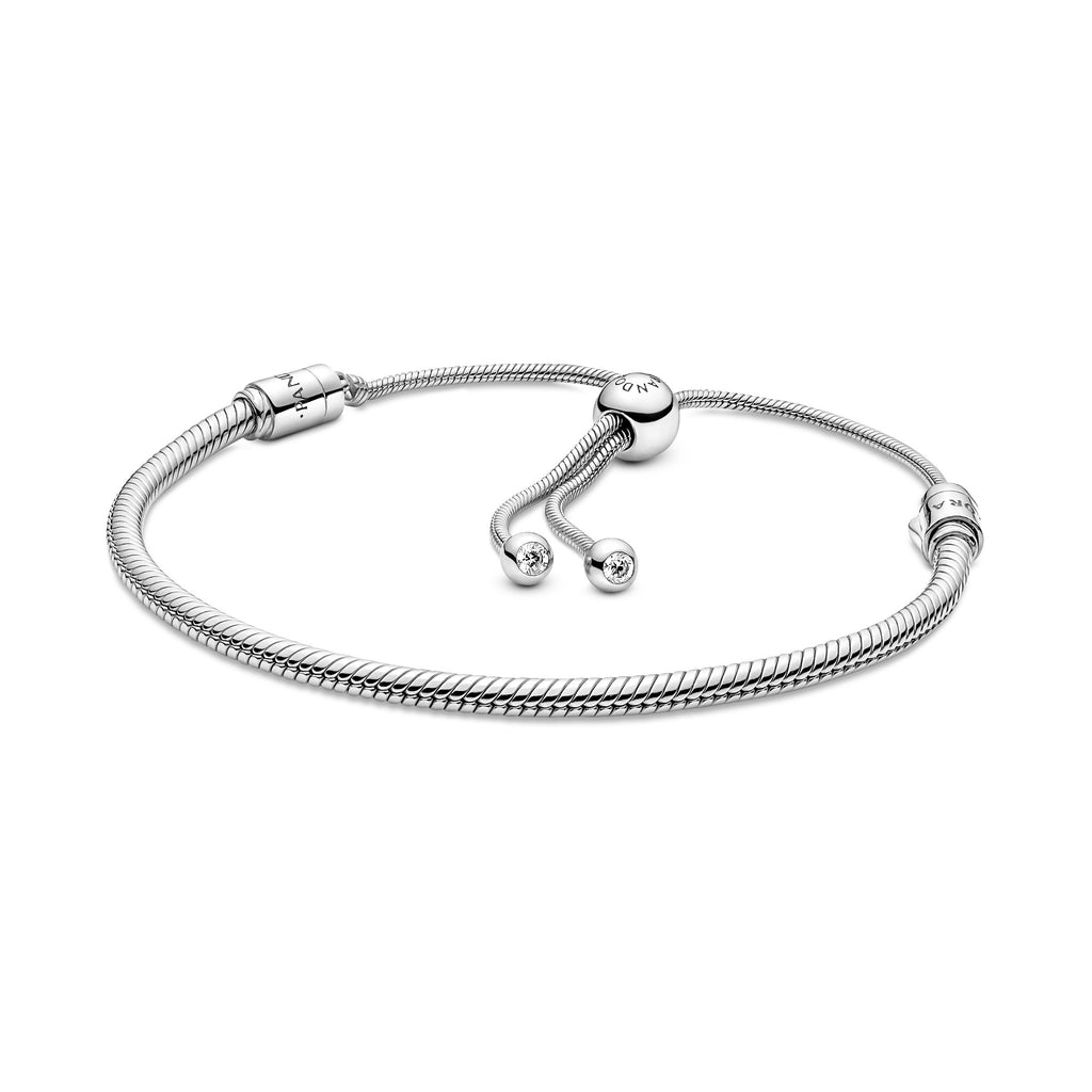 Pandora Moments Bracelet Coulissant Maille Serpent 599652C01-2
