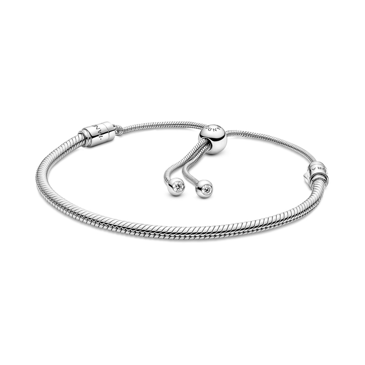 Pandora Moments Bracelet Coulissant Maille Serpent 599652C01-2