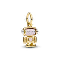Pandora Moments Charm Pendant Robot Visage Pivotant 763441C01