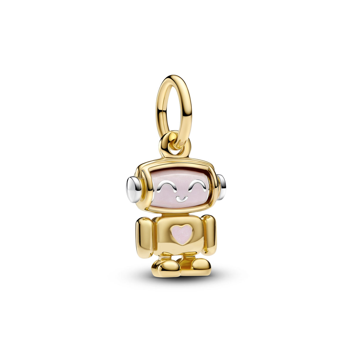 Pandora Moments Charm Pendant Robot Visage Pivotant 763441C01