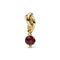Pandora Moments Charm Pendant Cercle de l'Éternité Rouge Facetté 763462C01