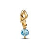 Pandora Moments Charm Pendant Cercle de l'Éternité Bleu Azur Facetté 763462C03