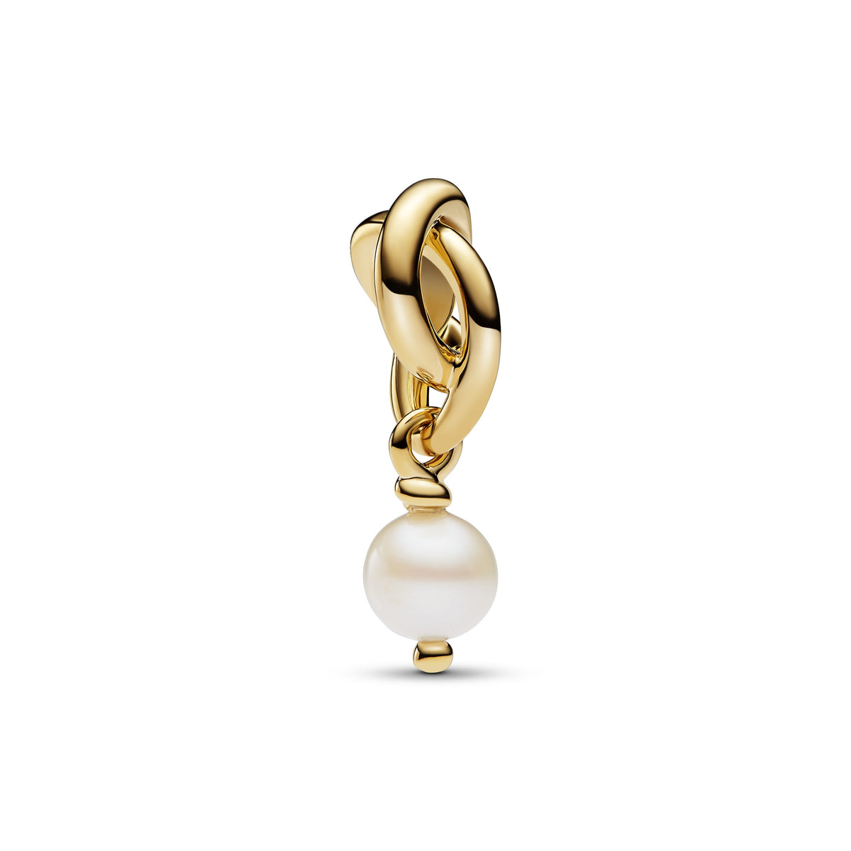 Pandora Moments Charm Pendant Triple Cercle de l'Éternité Perle de Culture d’Eau Douce Traitée 763462C06