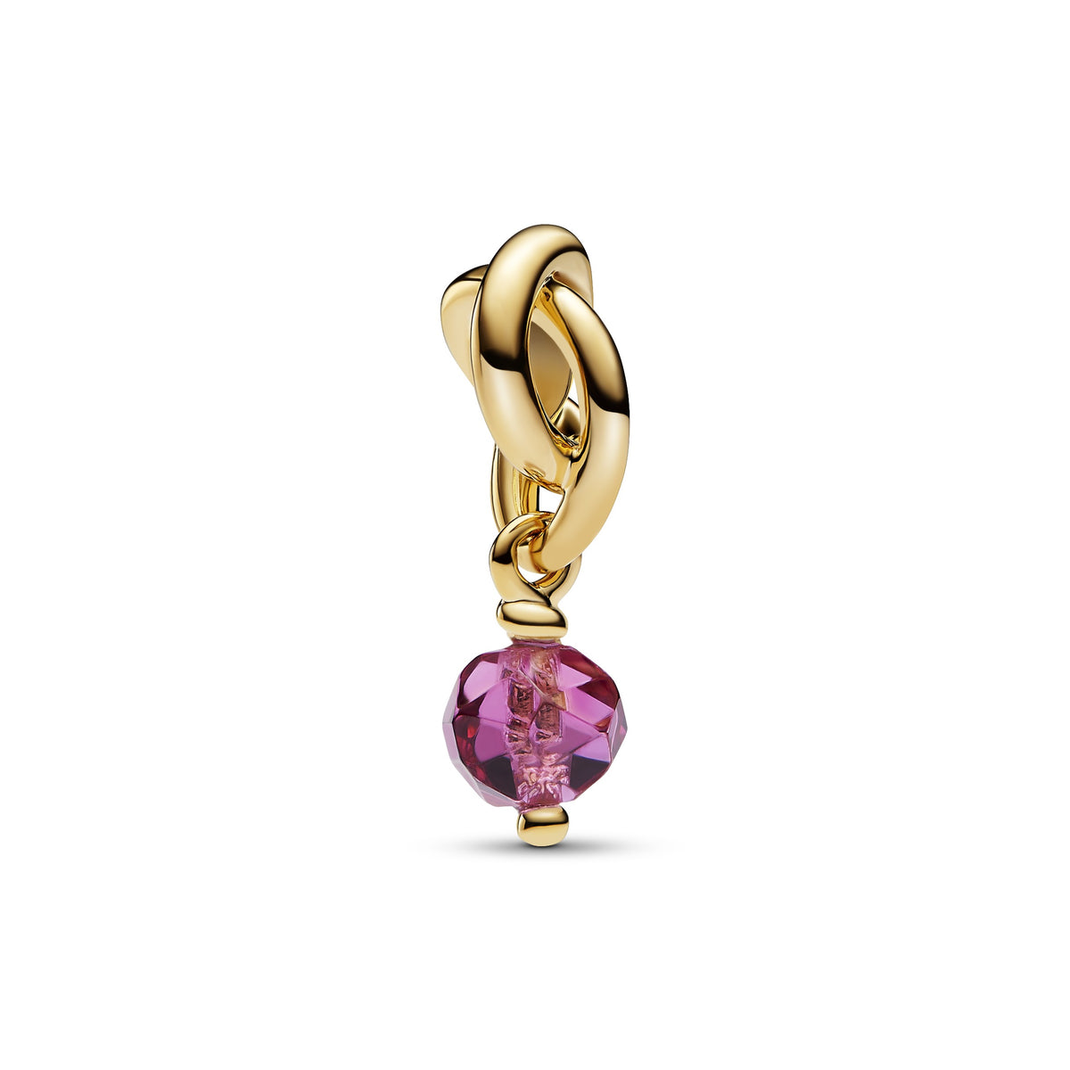 Pandora Moments Charm Pendant Cercle de l'Éternité Rose Facetté 763462C10