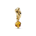 Pandora Moments Charm Pendant Cercle de l'Éternité Miel Facetté 763462C11
