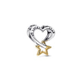 Pandora Moments Charm Bonne Étoile & Cœur 763513C00