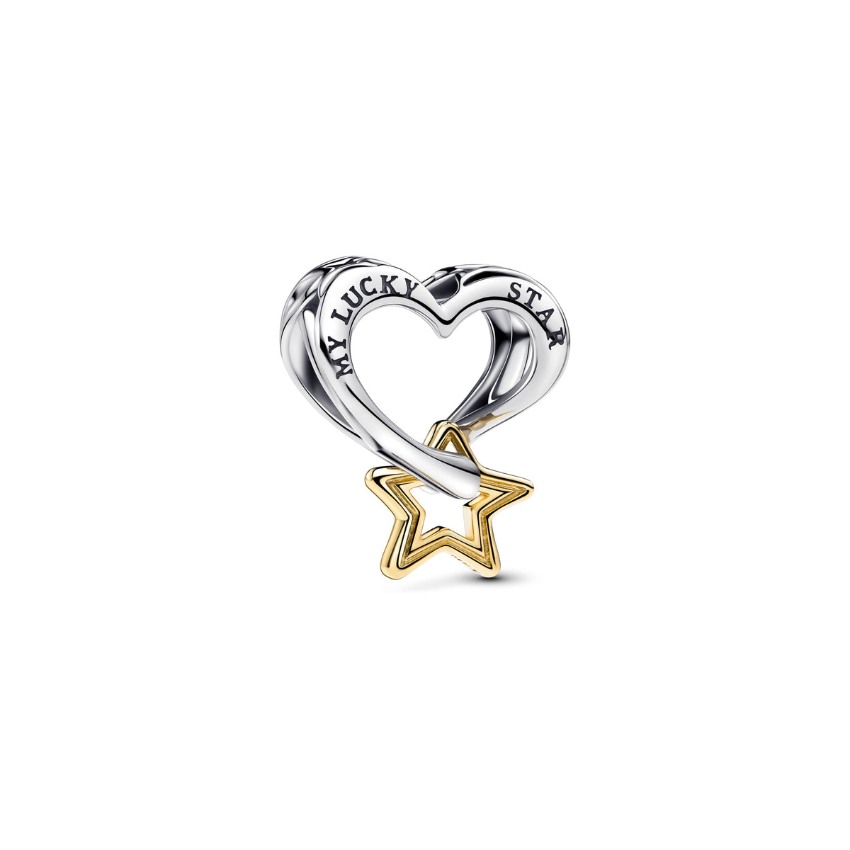 Pandora Moments Charm Bonne Étoile & Cœur 763513C00