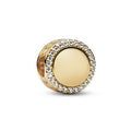 Pandora Moments Charm Bouton Scintillant Gravable 768747C01